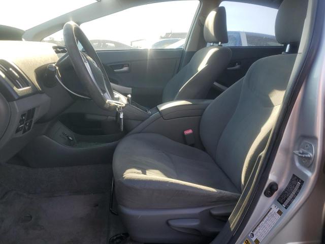 JTDKN3DUXA0062998 - 2010 TOYOTA PRIUS ვერცხლისფერი ფოტო 7