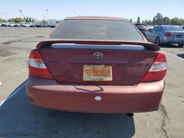 4T1BE32K73U235305 - 2003 TOYOTA CAMRY LE BURGUNDY photo 6