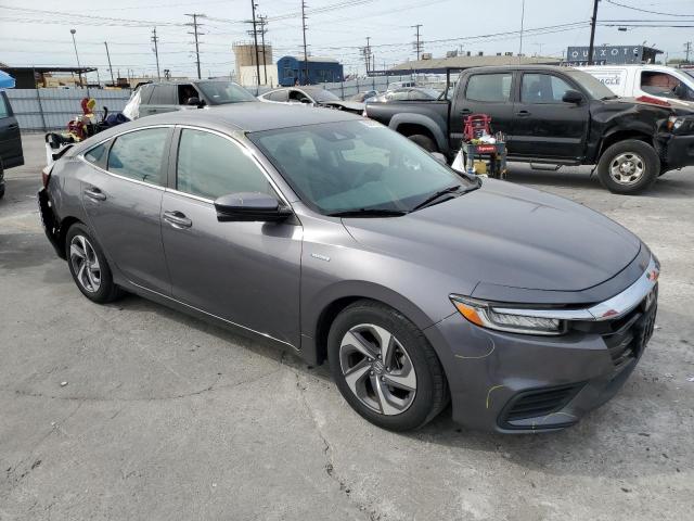 19XZE4F53KE016321 - 2019 HONDA INSIGHT EX GRAY photo 4