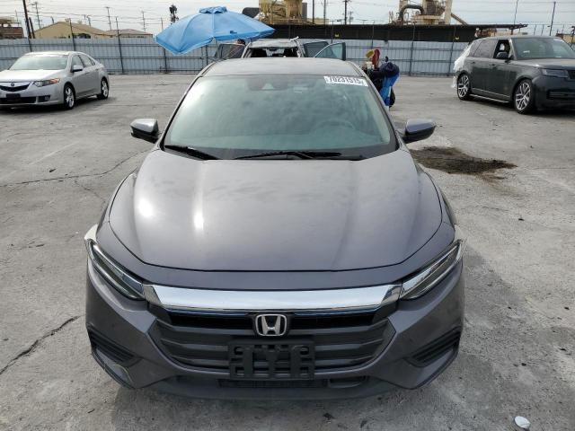 19XZE4F53KE016321 - 2019 HONDA INSIGHT EX GRAY photo 5