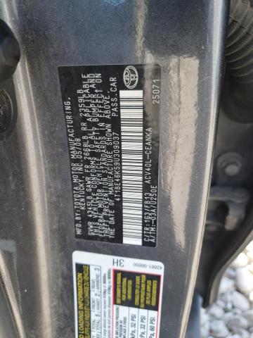 4T1BE46K59U309037 - 2009 TOYOTA CAMRY BASE 石墨色 照片 12