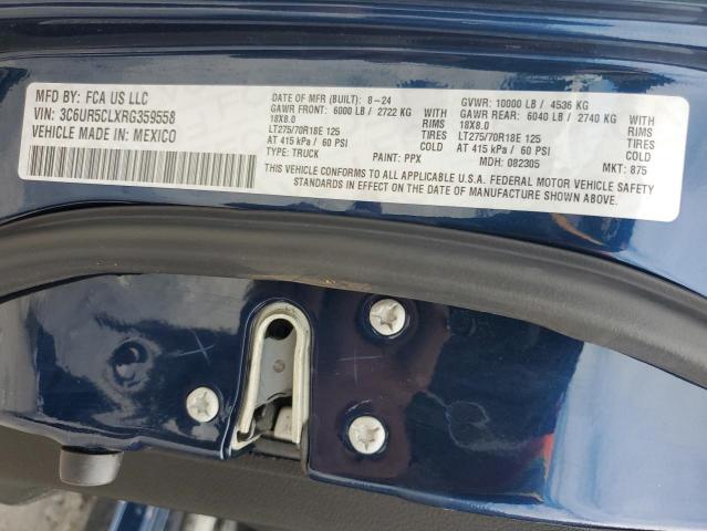 3C6UR5CLXRG359558 - 2024 RAM 2500 TRADESMAN Mavi foto 12