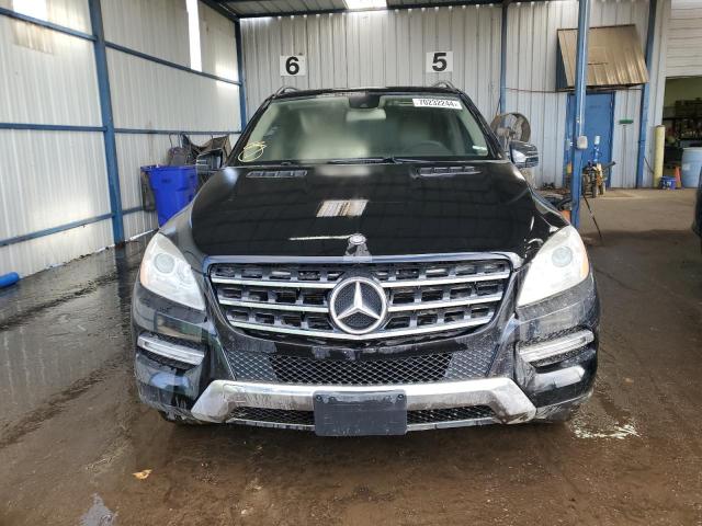 4JGDA5HB2DA100176 - 2013 MERCEDES-BENZ ML 350 4MATIC BLACK photo 5