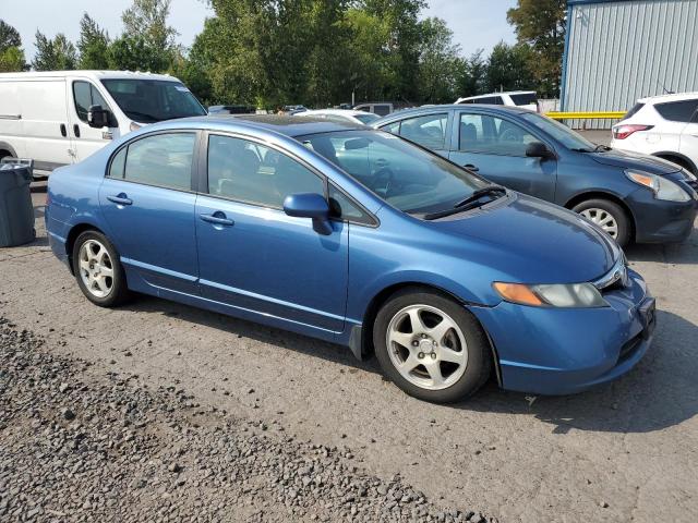 1HGFA16836L095883 - 2006 HONDA CIVIC EX BLUE photo 4