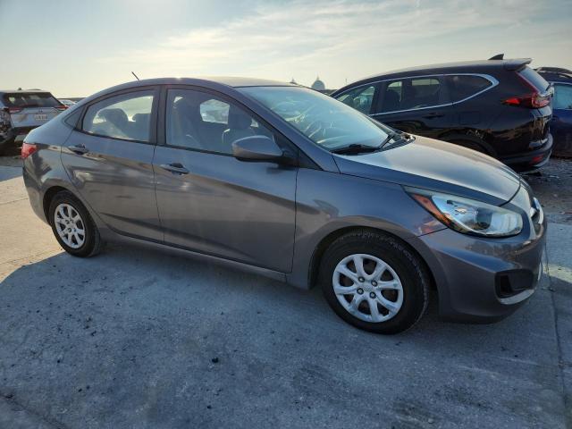 KMHCT4AE8DU506661 - 2013 HYUNDAI ACCENT GLS ნაცრისფერი ფოტო 4