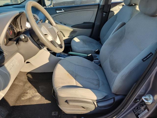 KMHCT4AE8DU506661 - 2013 HYUNDAI ACCENT GLS ნაცრისფერი ფოტო 7