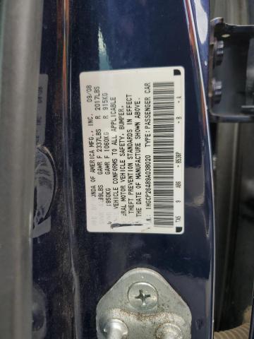 1HGCP26489A038020 - 2009 HONDA ACCORD LXP BLUE photo 12
