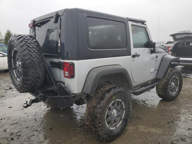 1J4FA24157L216273 - 2007 JEEP WRANGLER X SILVER photo 3