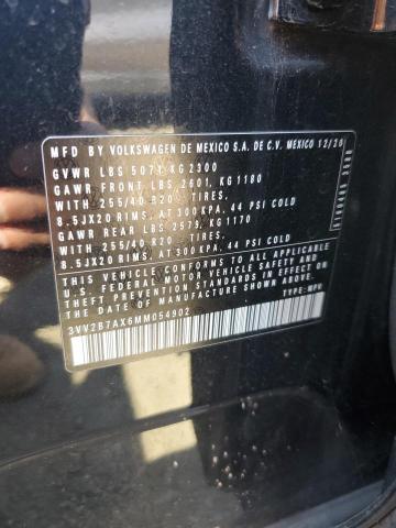 3VV2B7AX6MM054902 - 2021 VOLKSWAGEN TIGUAN SE BLACK photo 13