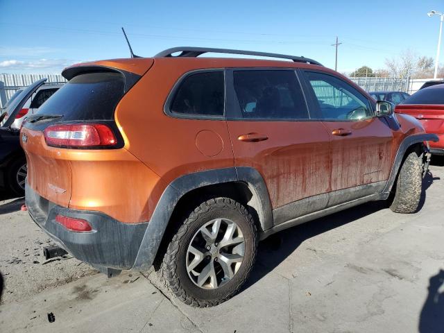 1C4PJMBS6GW170548 - 2016 JEEP CHEROKEE TRAILHAWK ORANGE photo 3