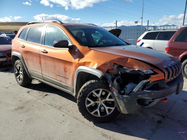 1C4PJMBS6GW170548 - 2016 JEEP CHEROKEE TRAILHAWK ORANGE photo 4