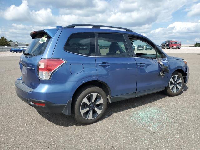 JF2SJAJC0JH580102 - 2018 SUBARU FORESTER 2.5I LIMITED BLUE photo 3