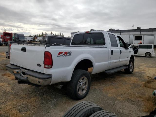 1FTWW31P66EB43780 - 2006 FORD F350 SRW SUPER DUTY WHITE photo 3