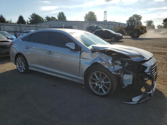 5NPE34AF0JH638664 - 2018 HYUNDAI SONATA SPORT SILVER photo 4