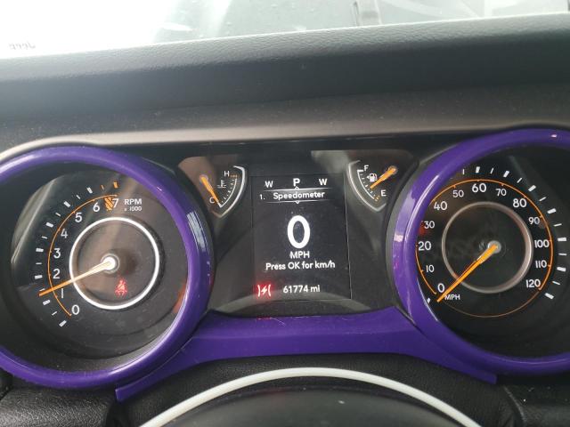 1C4HJXDGXLW250430 - 2020 JEEP WRANGLER U SPORT შავი ფოტო 9