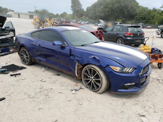 1FA6P8TH0G5219789 - 2016 FORD MUSTANG BLUE photo 4