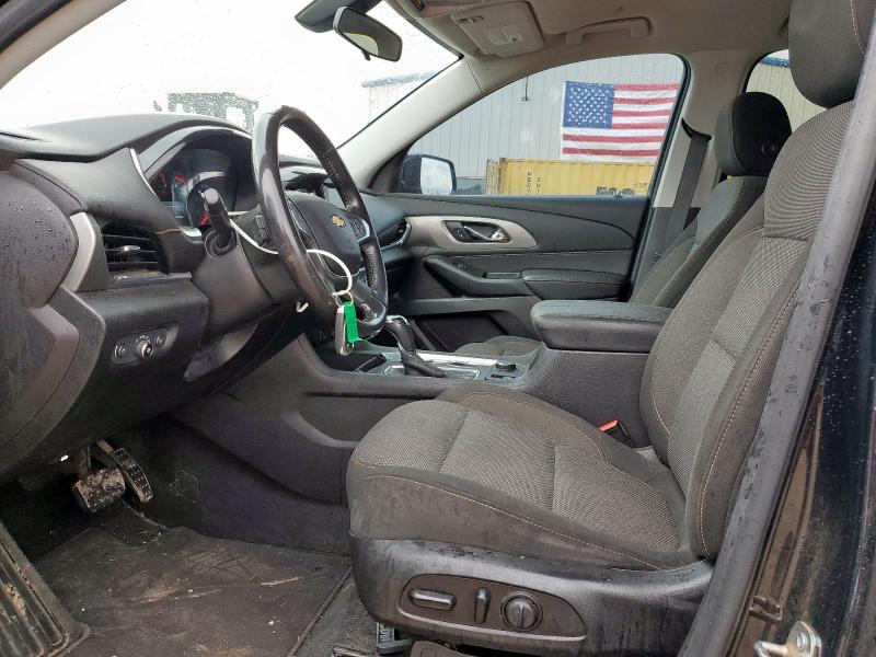 1GNERGKW7KJ173265 - 2019 CHEVROLET TRAVERSE LT Czarny zdjęcie 7