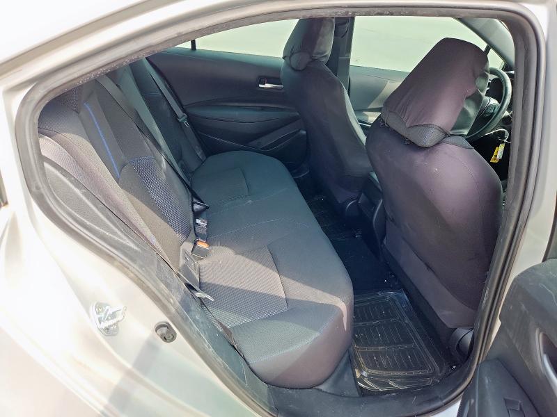 5YFS4MCE9MP073231 - 2021 TOYOTA COROLLA SE ვერცხლისფერი ფოტო 10