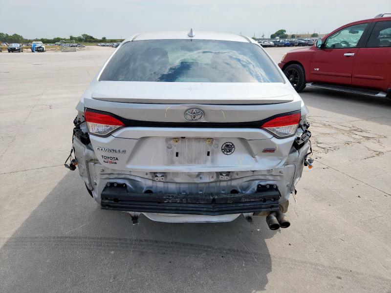 5YFS4MCE9MP073231 - 2021 TOYOTA COROLLA SE ვერცხლისფერი ფოტო 6