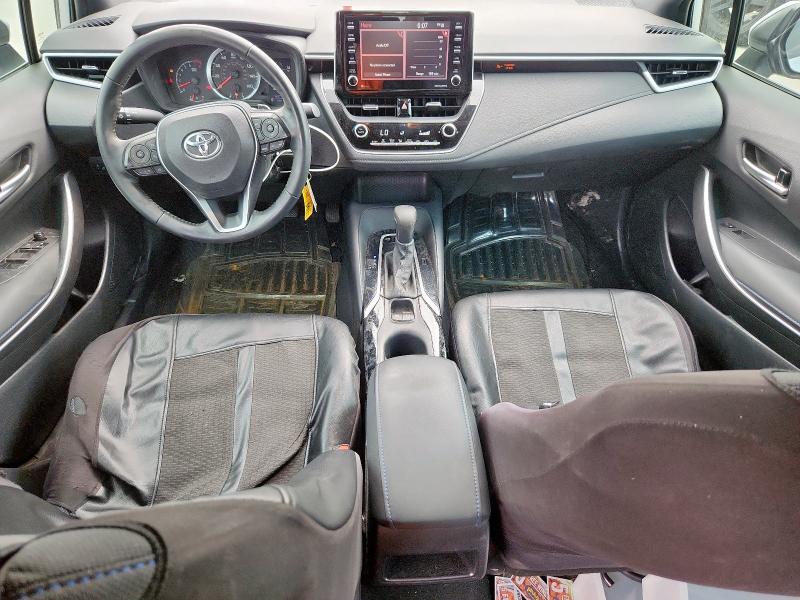 5YFS4MCE9MP073231 - 2021 TOYOTA COROLLA SE ვერცხლისფერი ფოტო 8