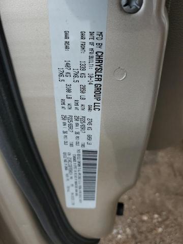 2C4RC1CG6FR590314 - 2015 CHRYSLER TOWN & COU TOURING L GOLD photo 14