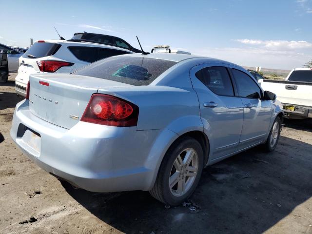 1C3CDZCG0DN666545 - 2013 DODGE AVENGER SXT BLUE photo 3