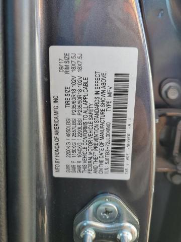 5J8TB3H72JL004840 - 2018 ACURA RDX ADVANCE Boz foto 13