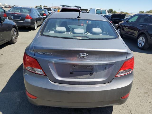 KMHCT4AE4FU818527 - 2015 HYUNDAI ACCENT GLS SILVER photo 6