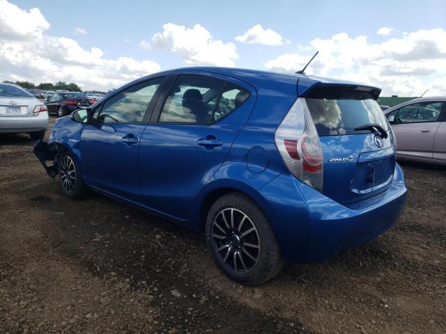 JTDKDTB32C1522472 - 2012 TOYOTA PRIUS C ლურჯი ფოტო 2