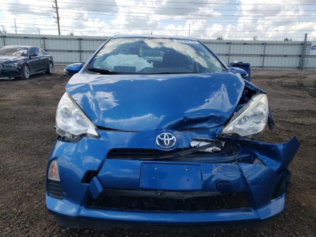 JTDKDTB32C1522472 - 2012 TOYOTA PRIUS C ლურჯი ფოტო 5