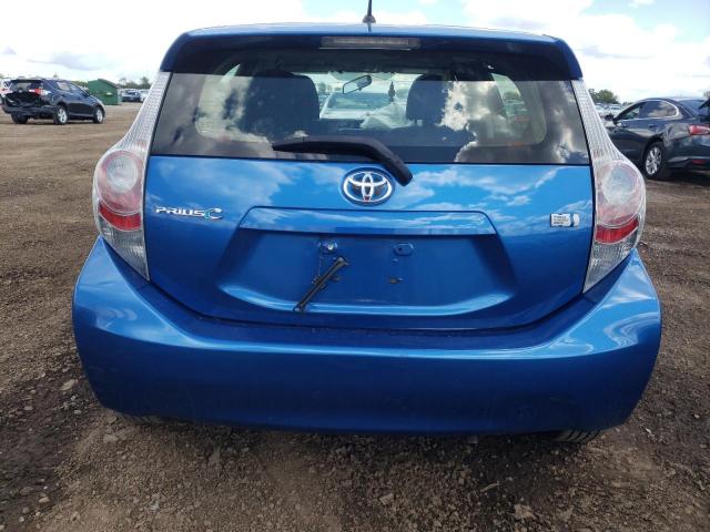 JTDKDTB32C1522472 - 2012 TOYOTA PRIUS C ლურჯი ფოტო 6