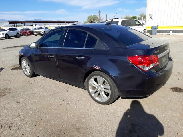 1G1PG5SB9E7184450 - 2014 CHEVROLET CRUZE LTZ BLUE photo 2