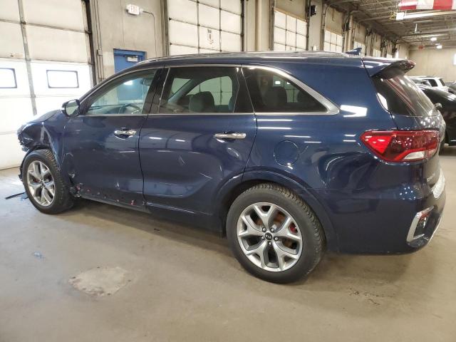 5XYPKDA55KG519620 - 2019 KIA SORENTO SX BLUE photo 2