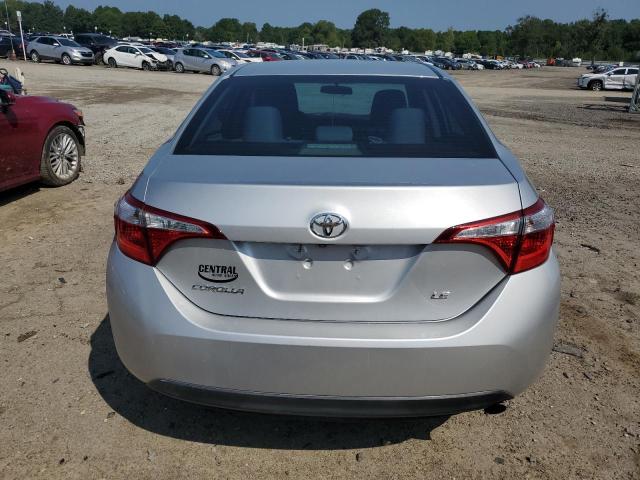 5YFBURHEXEP153239 - 2014 TOYOTA COROLLA L SILVER photo 6