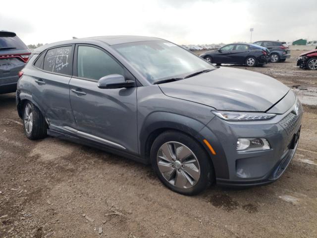 KM8K33AG2MU131258 - 2021 HYUNDAI KONA LIMITED GRAY photo 4