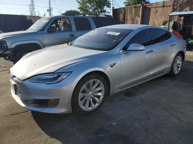 5YJSA1E16HF194432 - 2017 TESLA MODEL S Արծաթագույն լուսանկար 1