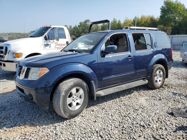 5N1AR18W17C648573 - 2007 NISSAN PATHFINDER LE BLUE photo 1