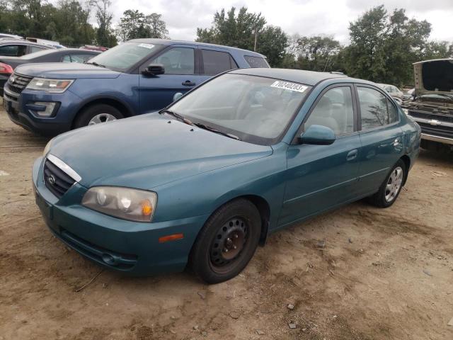 KMHDN46DX6U345697 - 2006 HYUNDAI ELANTRA GLS TEAL photo 1