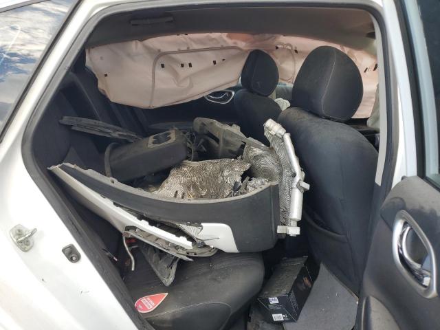 3N1AB7AP7KY287447 - 2019 NISSAN SENTRA S WHITE photo 10