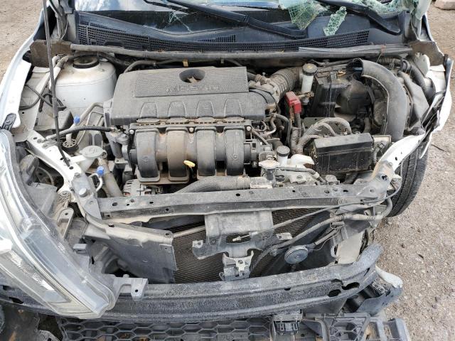 3N1AB7AP7KY287447 - 2019 NISSAN SENTRA S WHITE photo 11