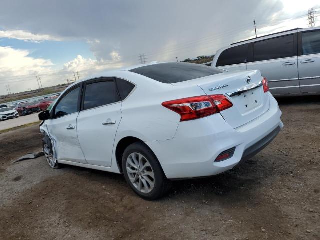 3N1AB7AP7KY287447 - 2019 NISSAN SENTRA S WHITE photo 2