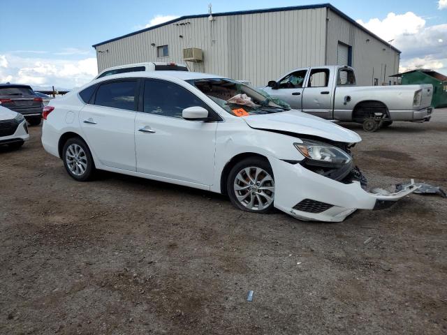 3N1AB7AP7KY287447 - 2019 NISSAN SENTRA S WHITE photo 4