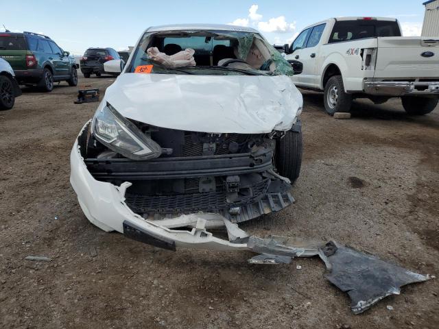 3N1AB7AP7KY287447 - 2019 NISSAN SENTRA S WHITE photo 5
