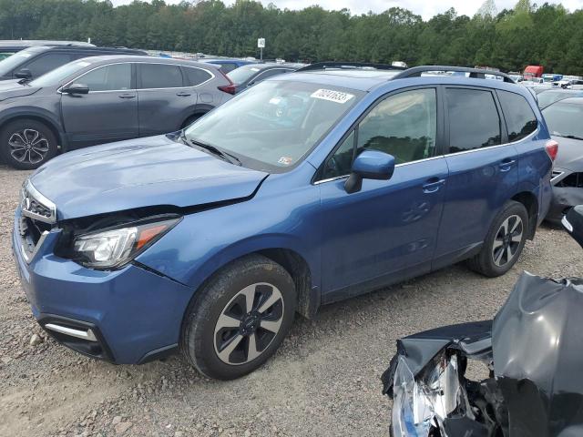 JF2SJARC1JH513738 - 2018 SUBARU FORESTER 2.5I LIMITED BLUE photo 1