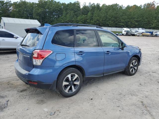 JF2SJARC1JH513738 - 2018 SUBARU FORESTER 2.5I LIMITED BLUE photo 3