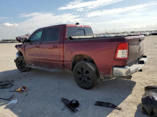 1C6RREFT7MN584604 - 2021 RAM 1500 BIG HORN/LONE STAR BURGUNDY photo 2