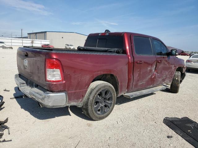 1C6RREFT7MN584604 - 2021 RAM 1500 BIG HORN/LONE STAR BURGUNDY photo 3