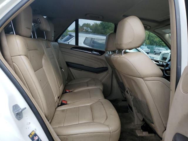 4JGDA5HB0CA045418 - 2012 MERCEDES-BENZ ML 350 4MATIC WHITE photo 10