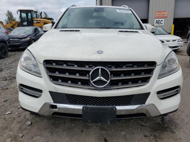 4JGDA5HB0CA045418 - 2012 MERCEDES-BENZ ML 350 4MATIC WHITE photo 5