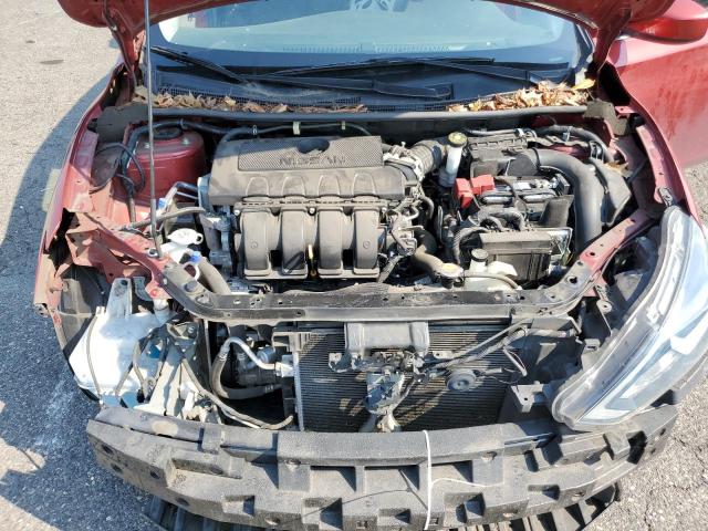 3N1AB7AP1HY281801 - 2017 NISSAN SENTRA S RED photo 11